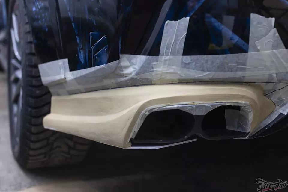 Lexus RX. Изготовление кастомного заднего диффузора